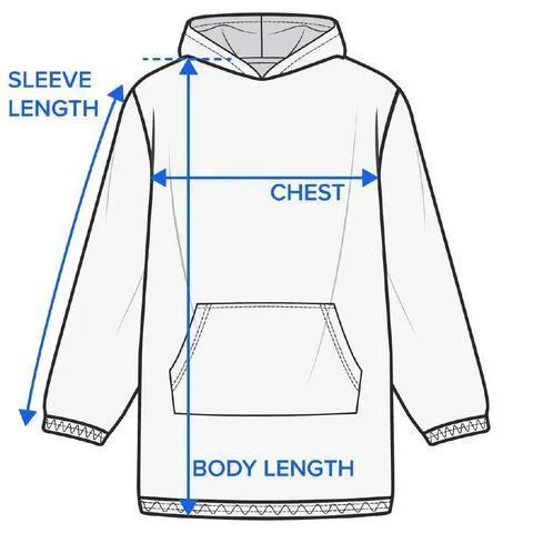 Anse Source D'Argent Wearable Blanket Hoodie