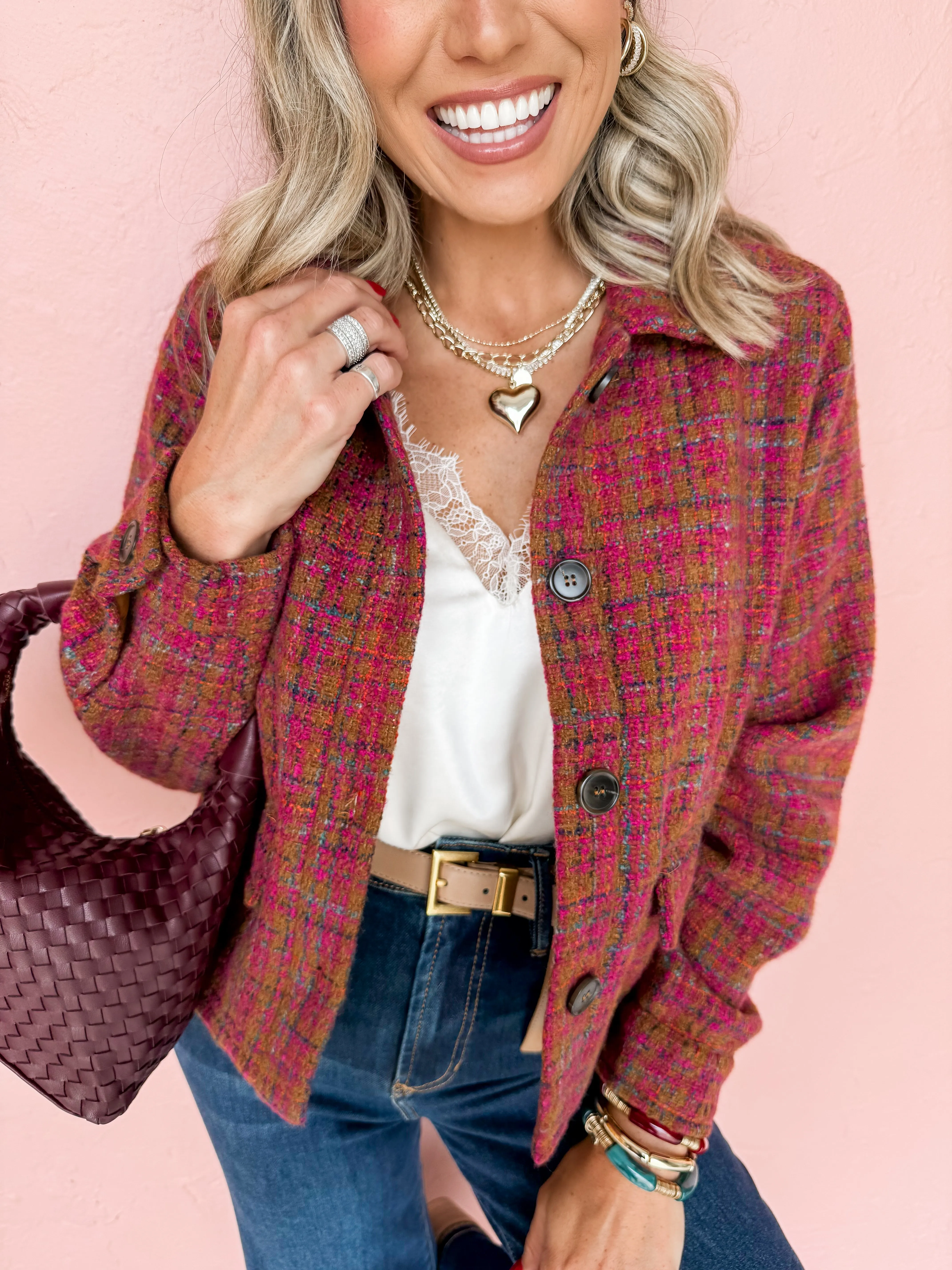 Autumn Serenade Tweed Jacket