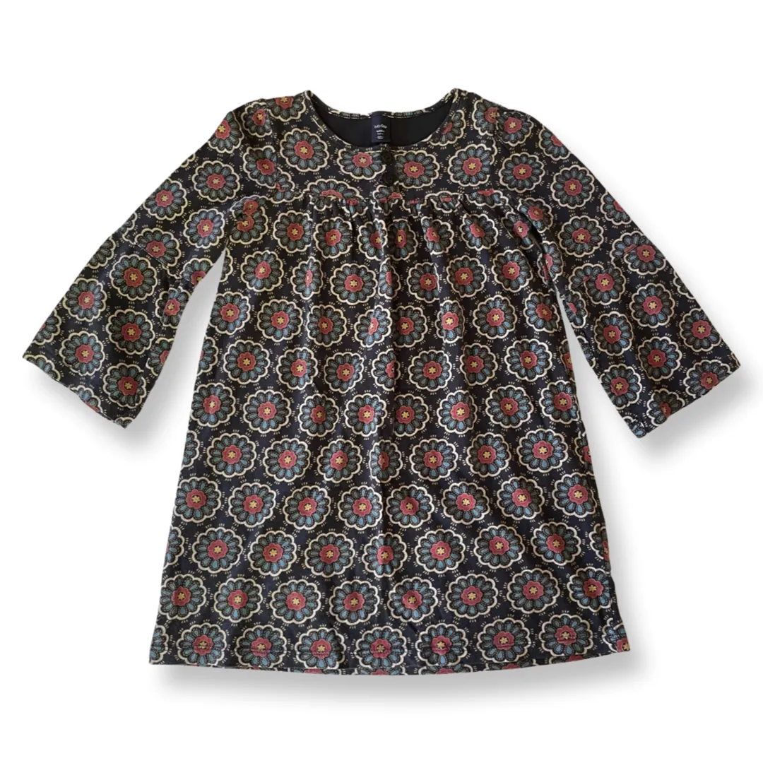 babyGap Mandala Print Bell-Sleeve Dress - 4T