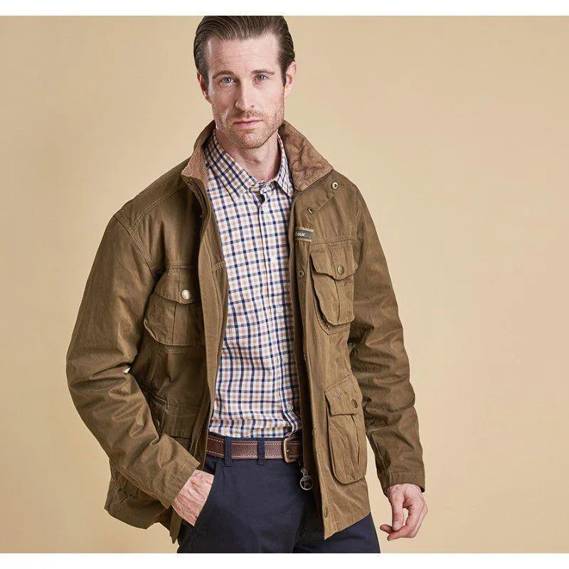 Barbour Sanderling Casual Mens Jacket - Dark Sand