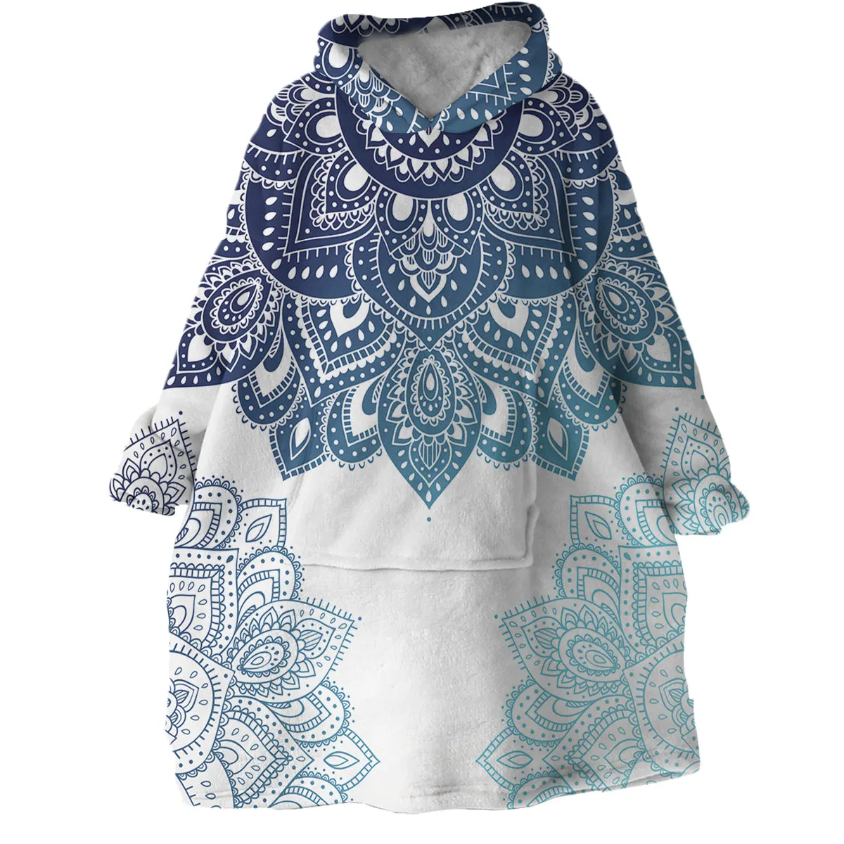 Bohemian Beach Wearable Blanket Hoodie