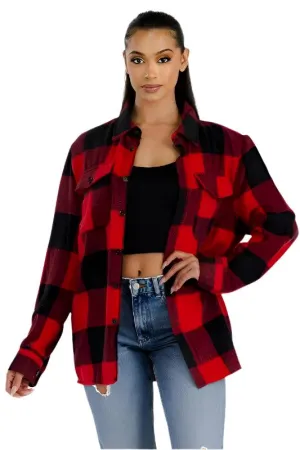 Boyfriend Oversized Soft Flannel Shacket