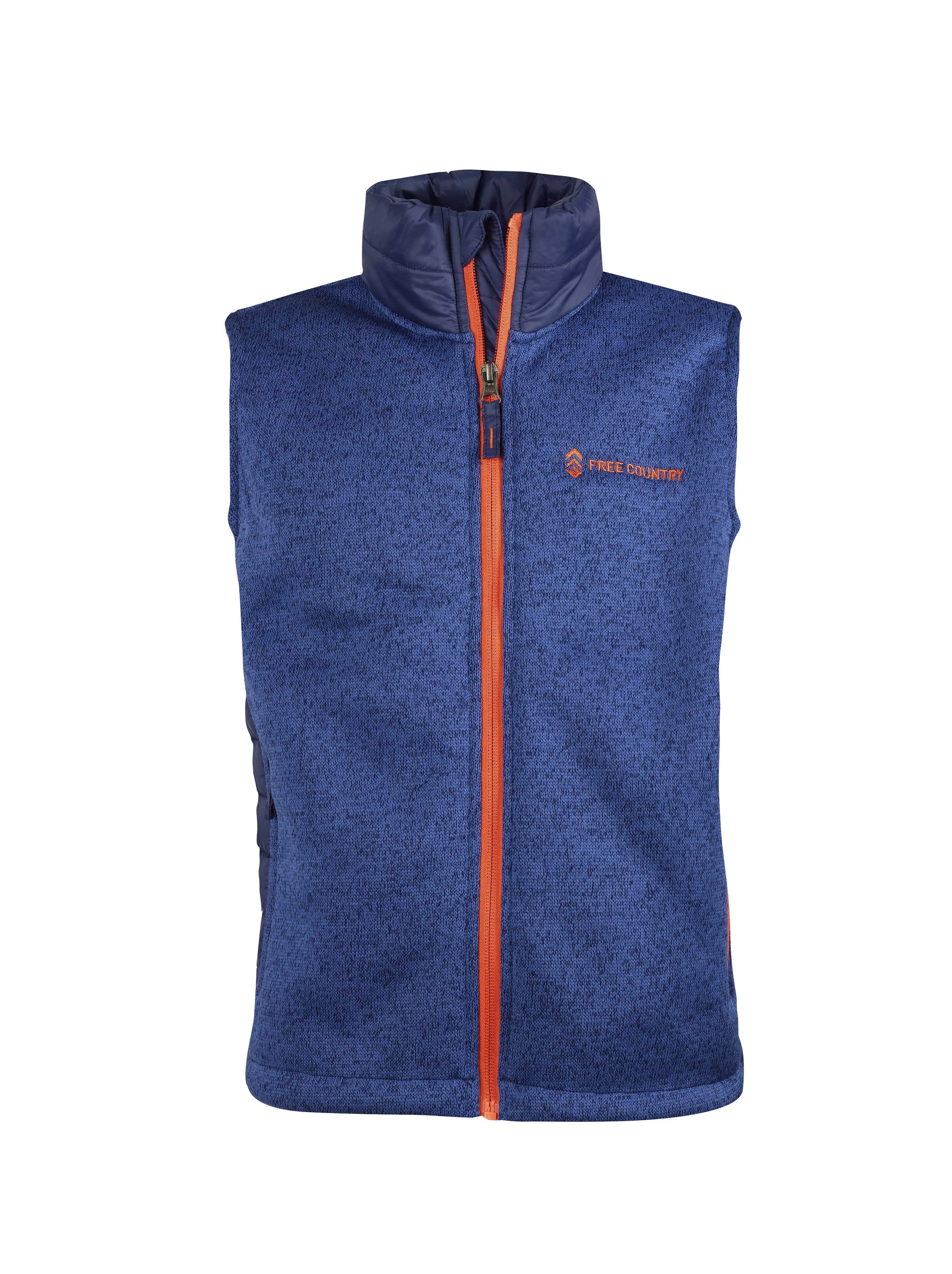 Boys' Gorge Down Hybrid Fleece Vest