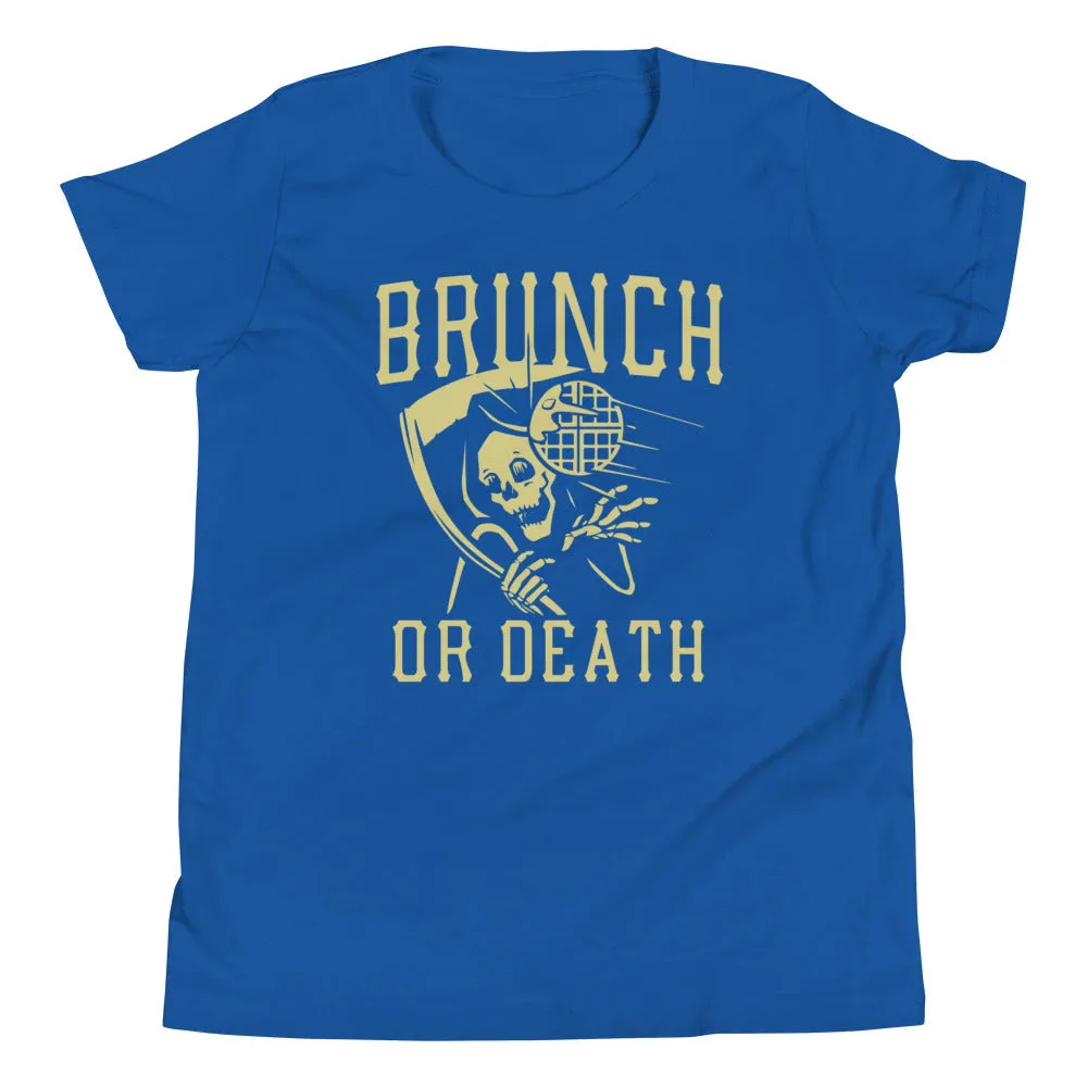 Brunch Or Death Kid's Youth Tee