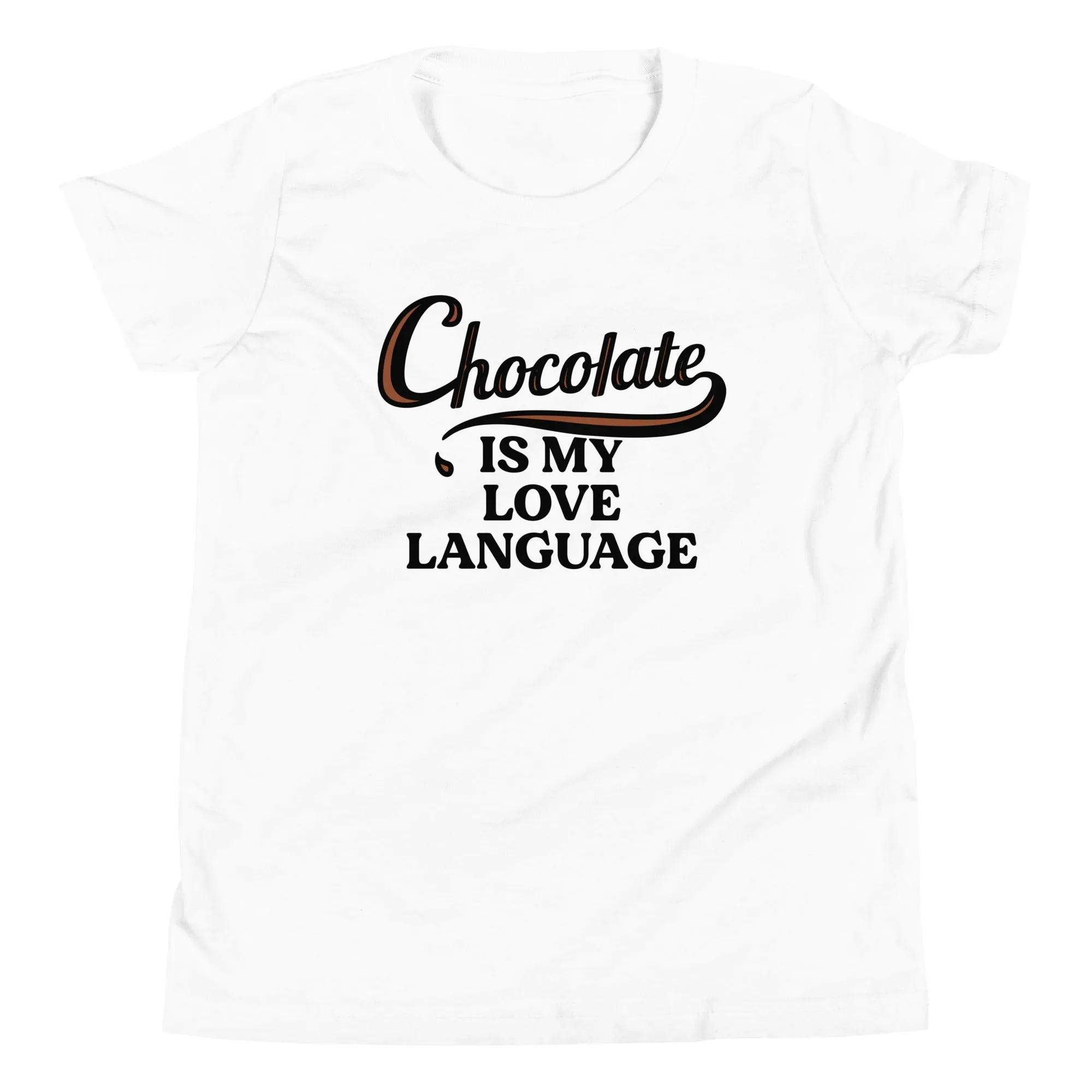 Chocolate Is My Love Language Kid's Youth Tee