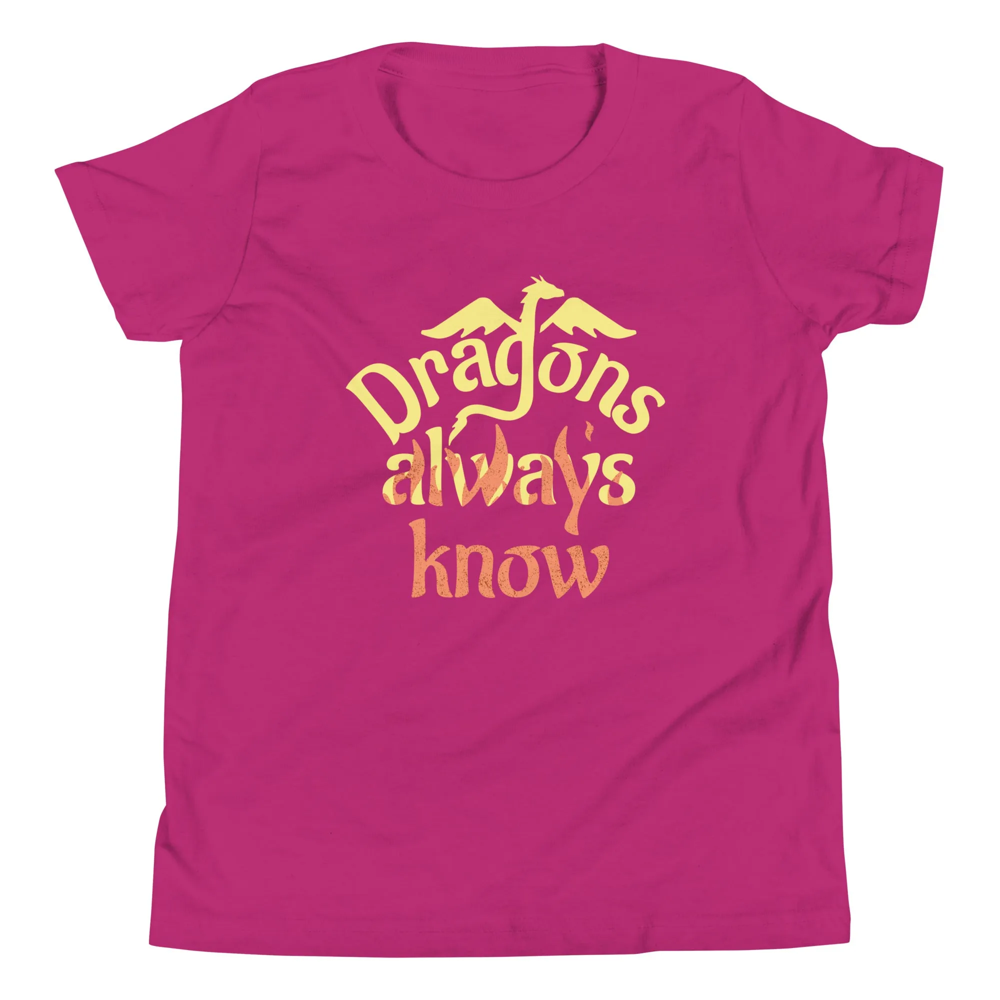 Dragons Always Know Kid's Youth Tee