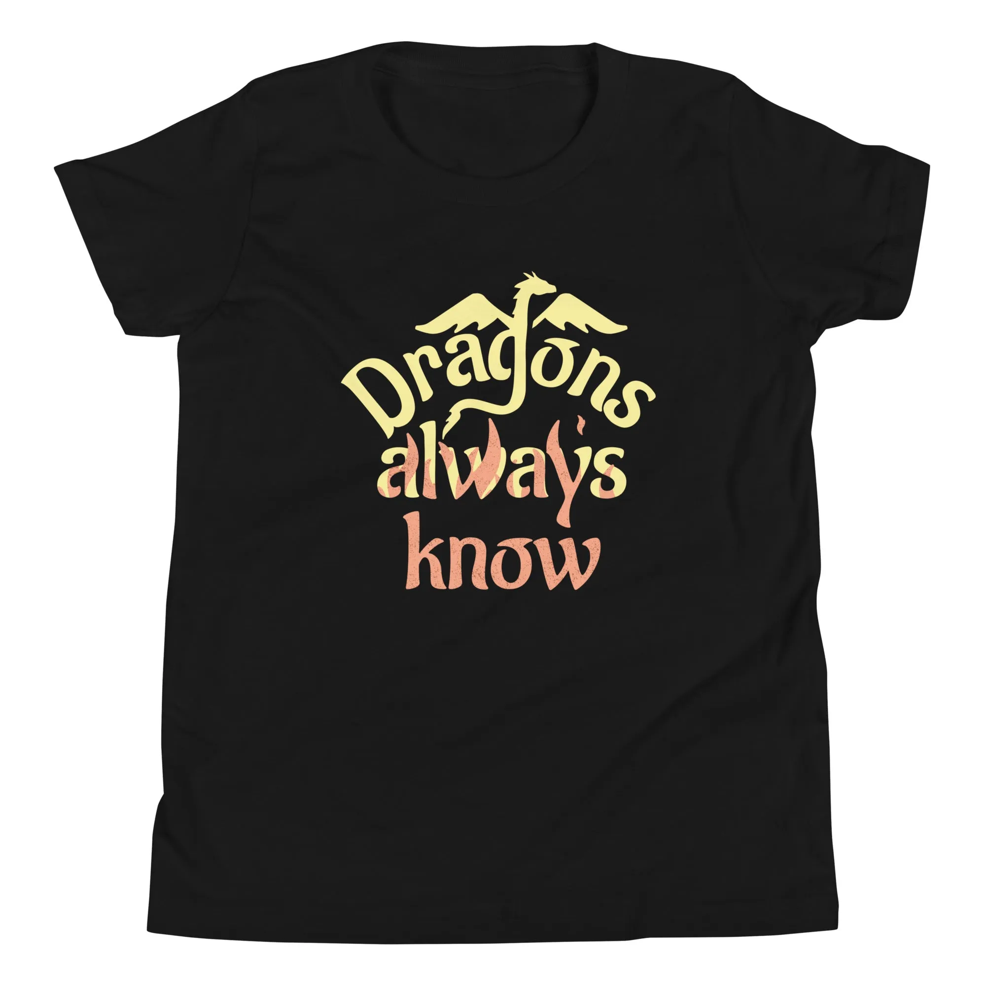 Dragons Always Know Kid's Youth Tee