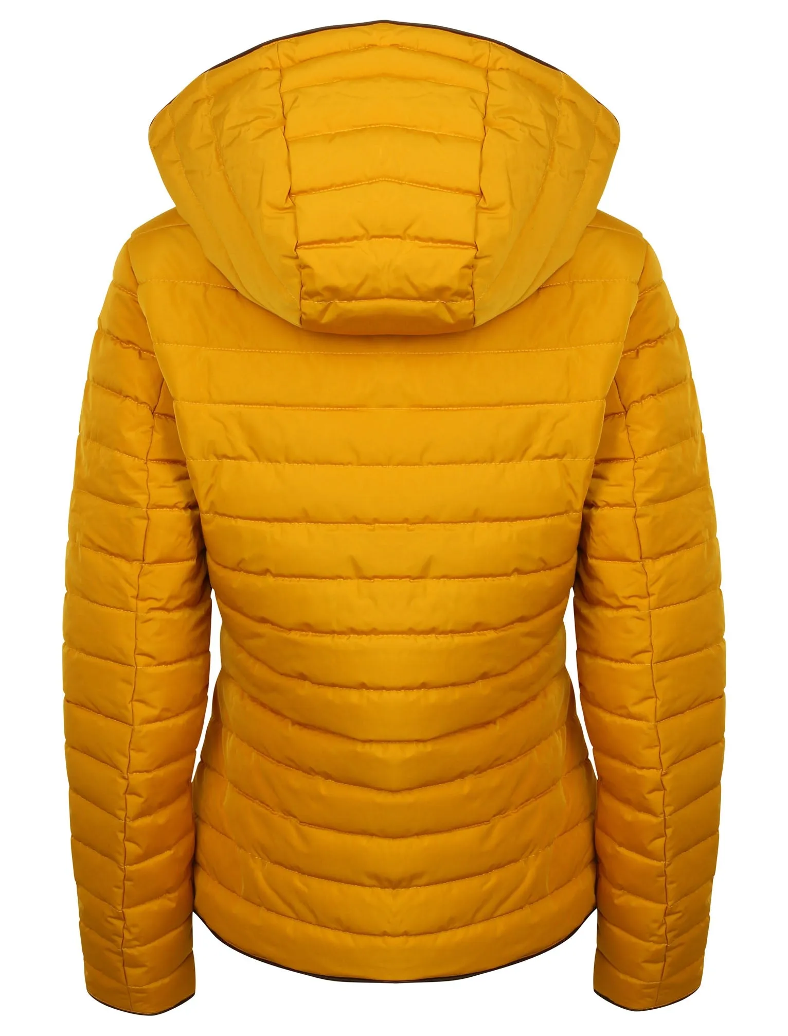 Ginger Quilted Hooded Jacket in Old Gold - Tokyo Laundry