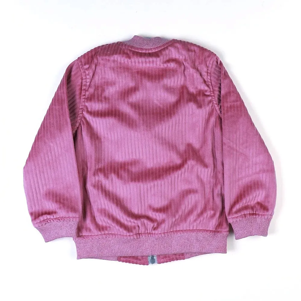 Girls Jacket Bomber Corduroy - Pink