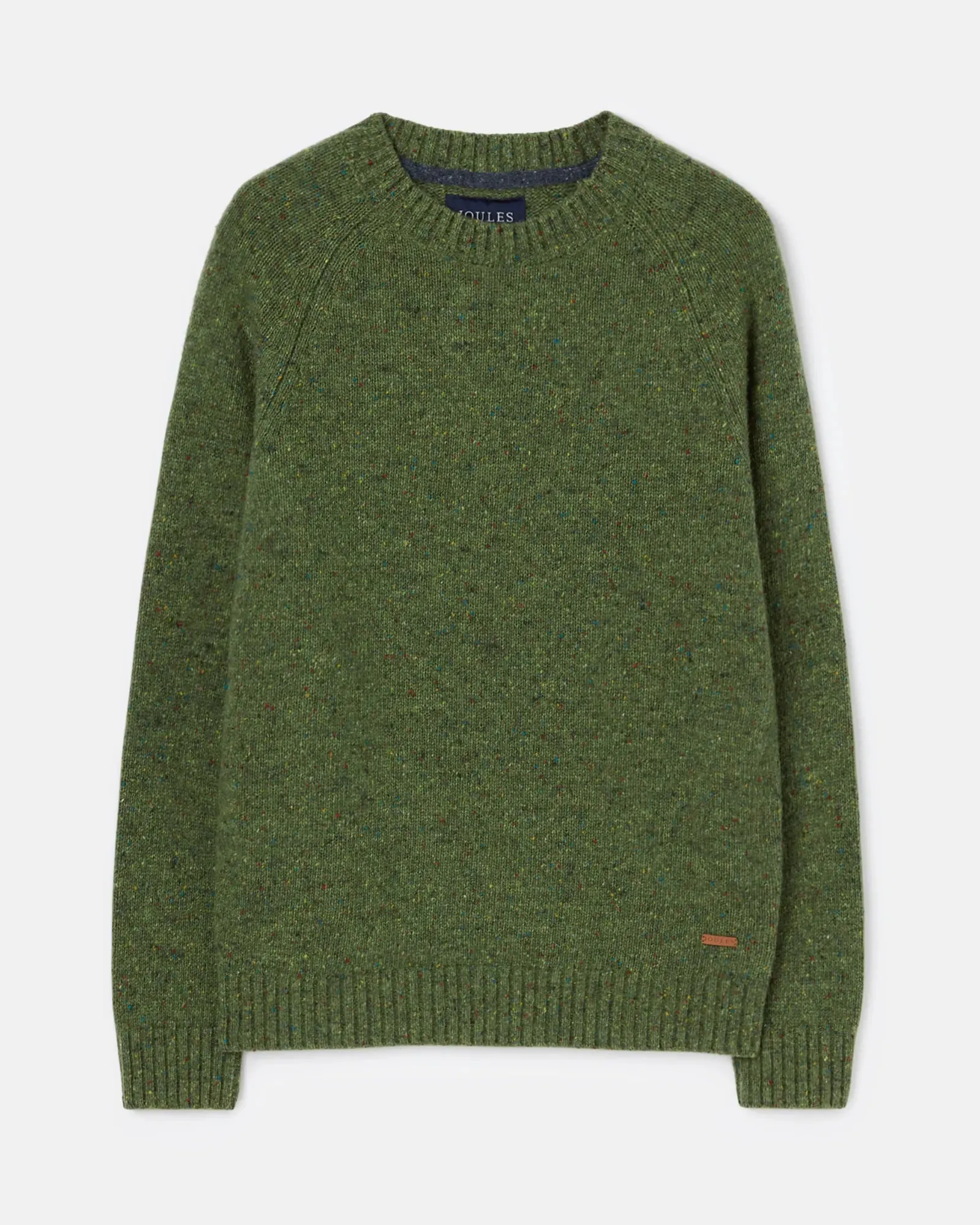 Glenbay Green Crew Neck Knitted Jumper