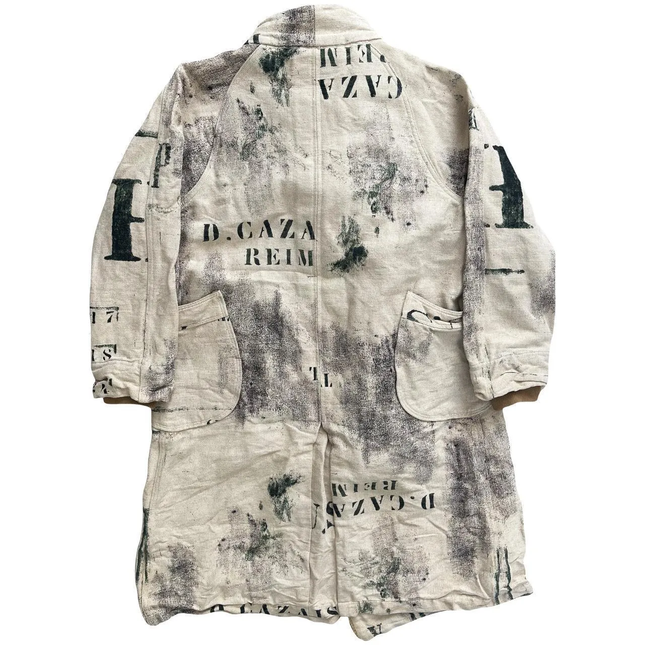 Kapital Stencil Print Trench Coat