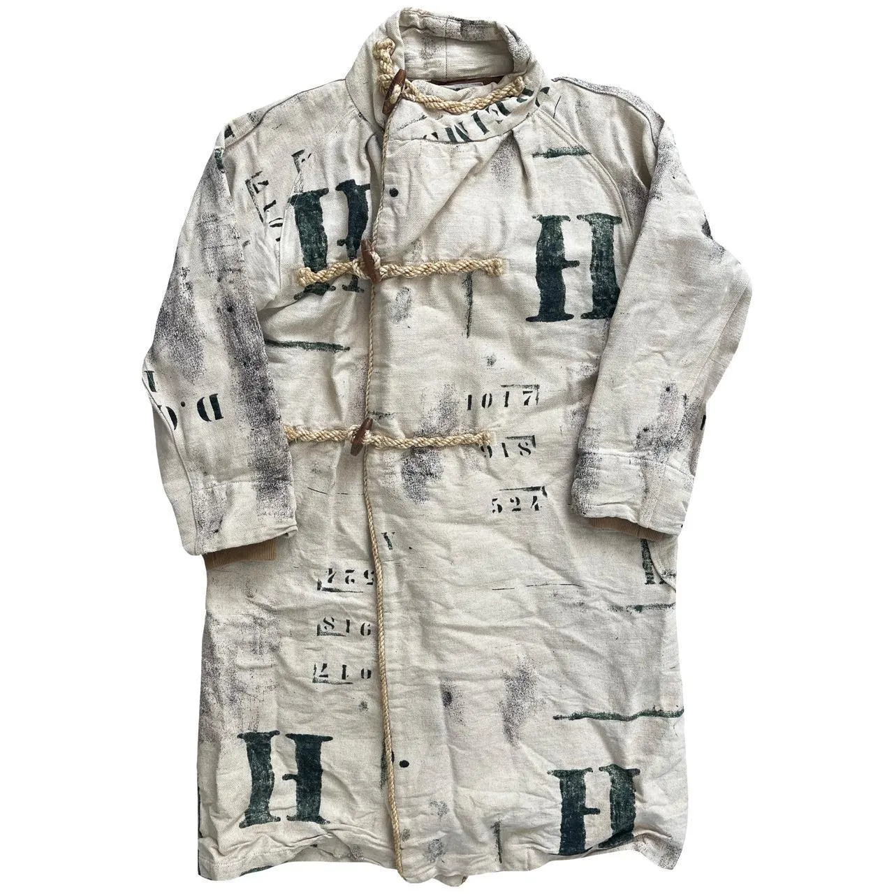 Kapital Stencil Print Trench Coat