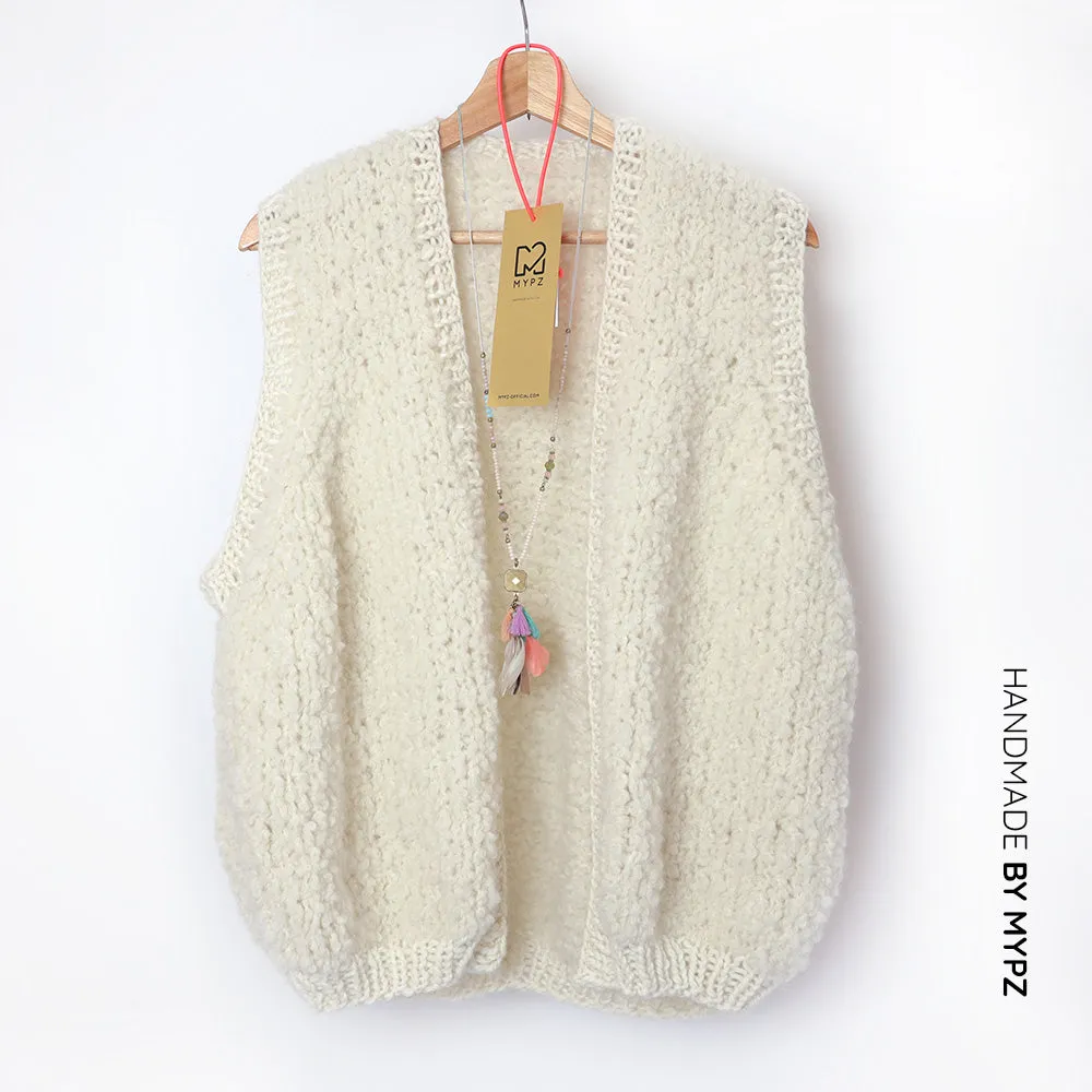 Knitting kit - MYPZ Chunky Teddy Gilet Star no10 (ENG-NL-DE)