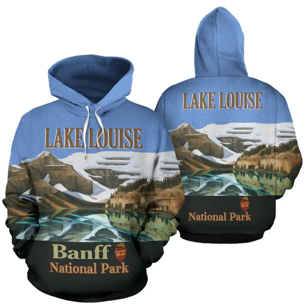 Lake Louise - Banff National Park All Over Print Hoodie - BN15