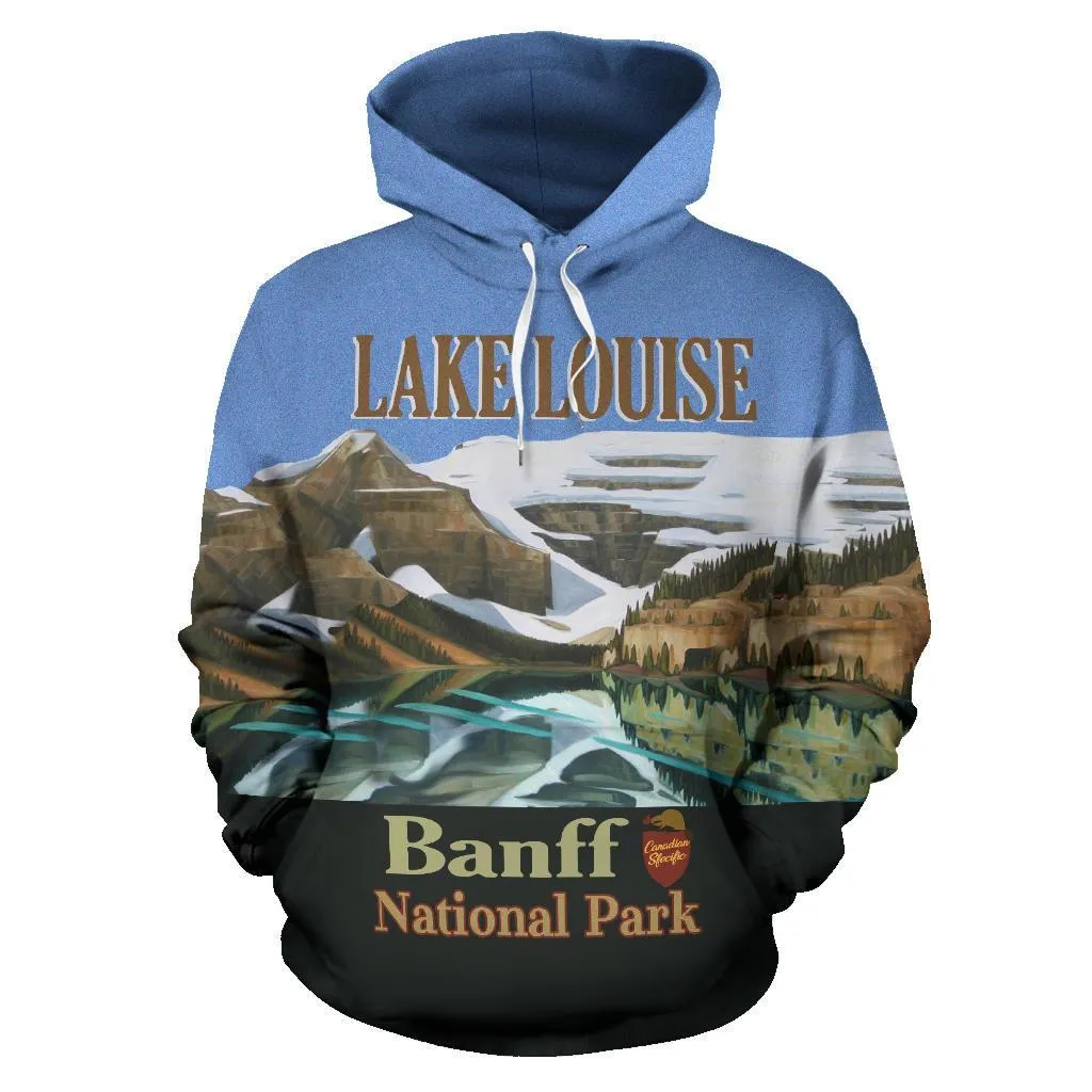 Lake Louise - Banff National Park All Over Print Hoodie - BN15