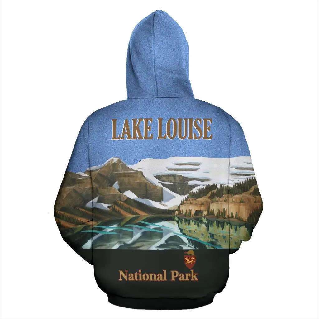 Lake Louise - Banff National Park All Over Print Hoodie - BN15