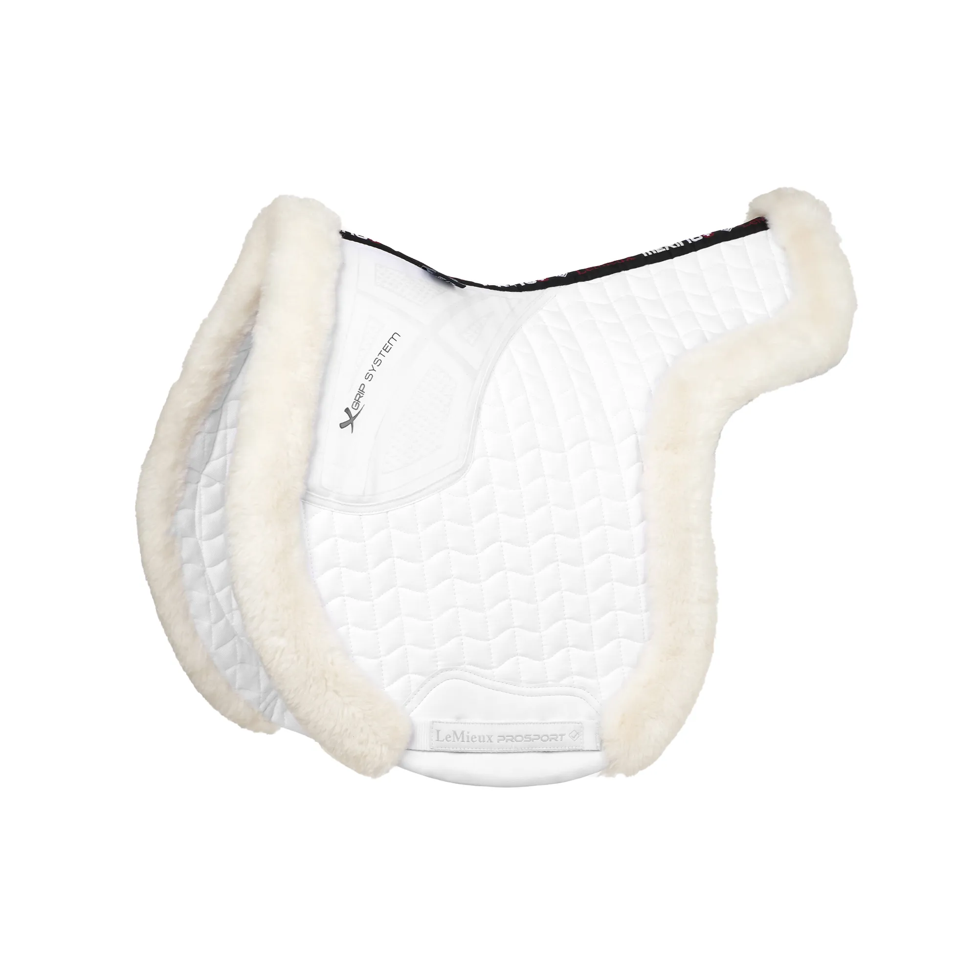 LeMieux Merino Hunter Saddle Pad, White/White