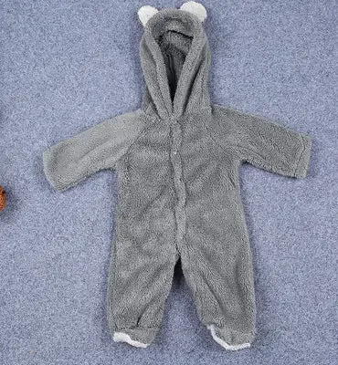 Little Gigglers World Cute Baby Winter Fleece Romper