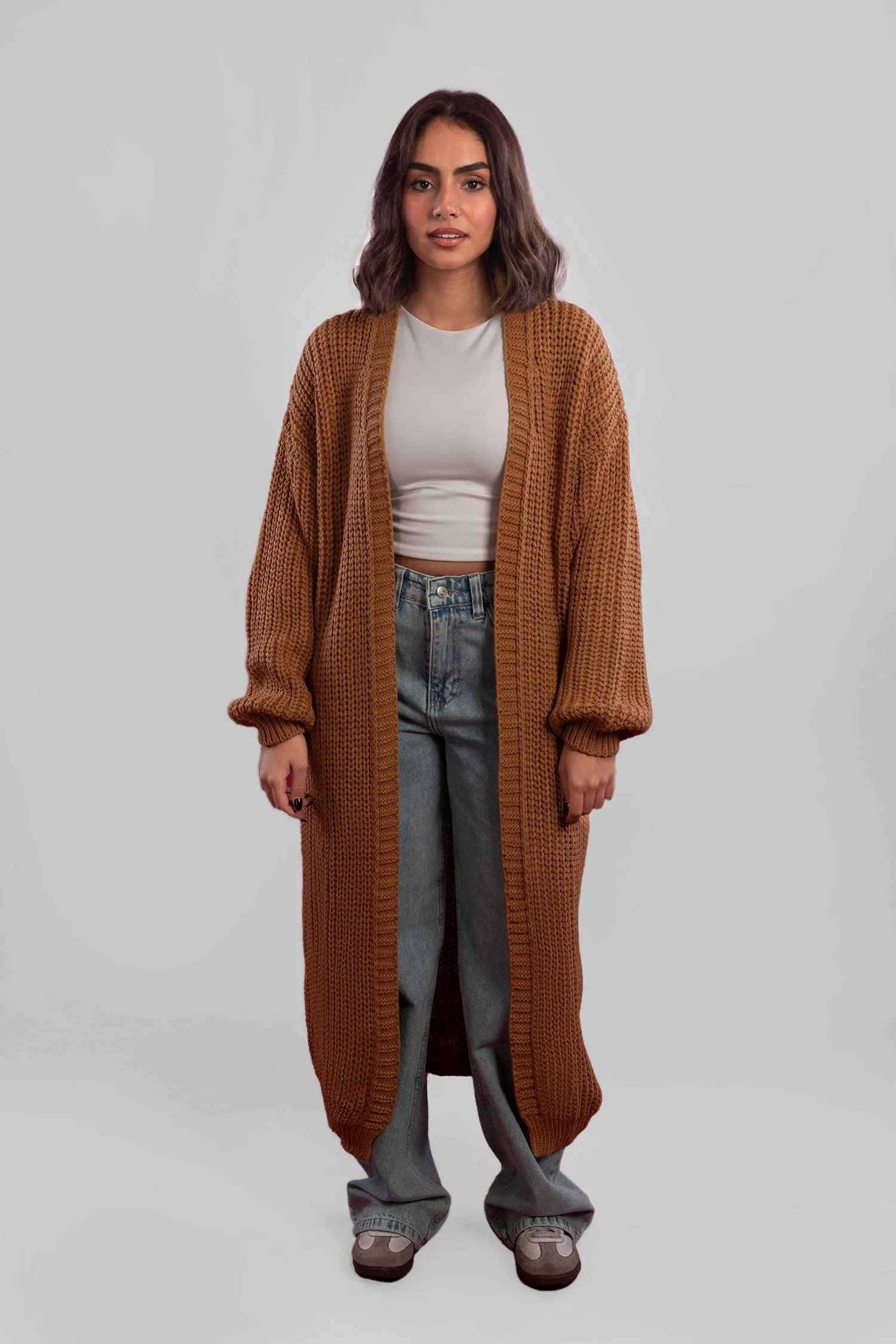 Long Knitted Cardigan - Mitcha Label