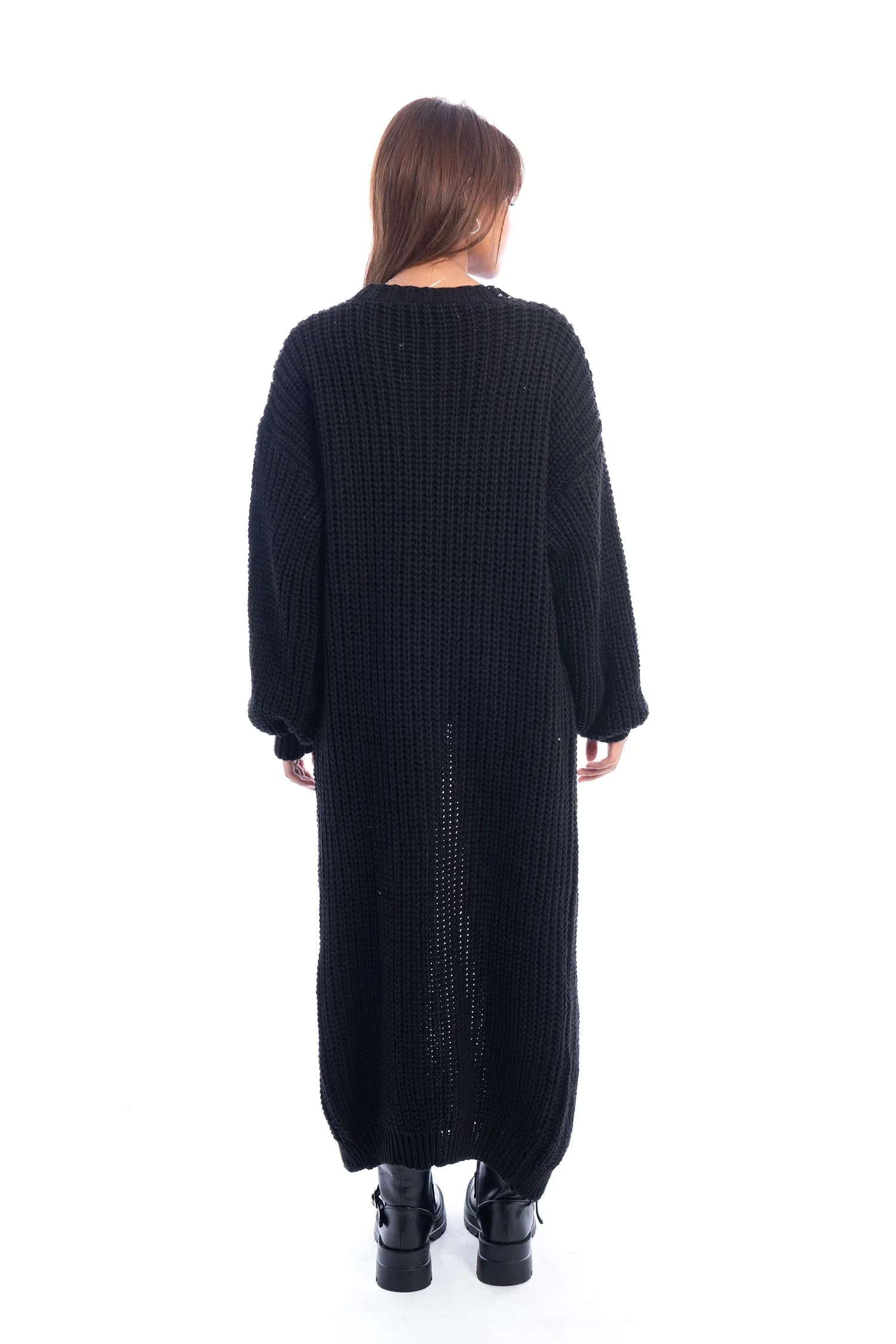 Long Knitted Cardigan - Mitcha Label