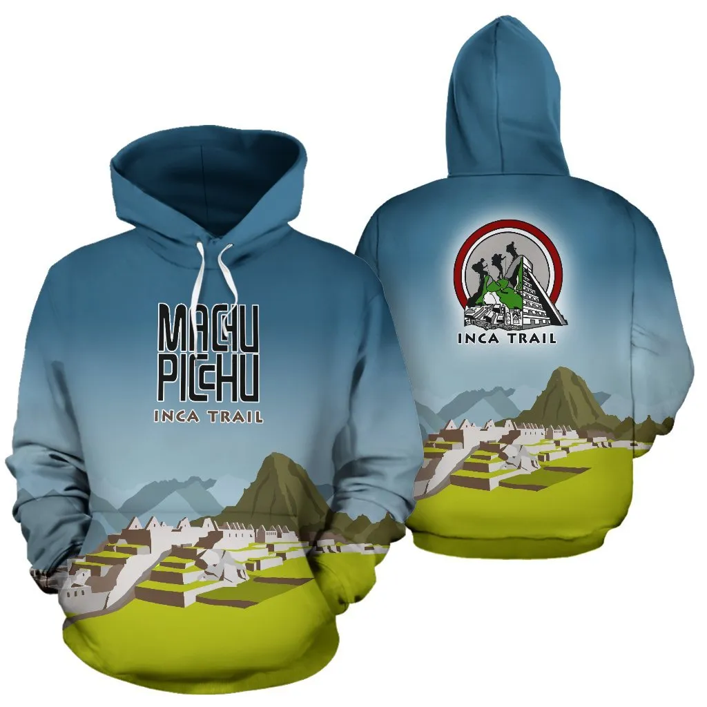 Machu Picchu Mountain Inca Trekking All Over Print Hoodie - BN14