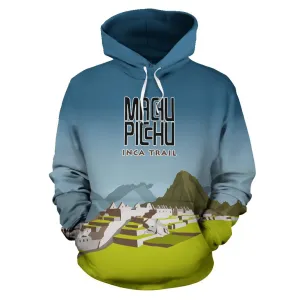 Machu Picchu Mountain Inca Trekking All Over Print Hoodie - BN14