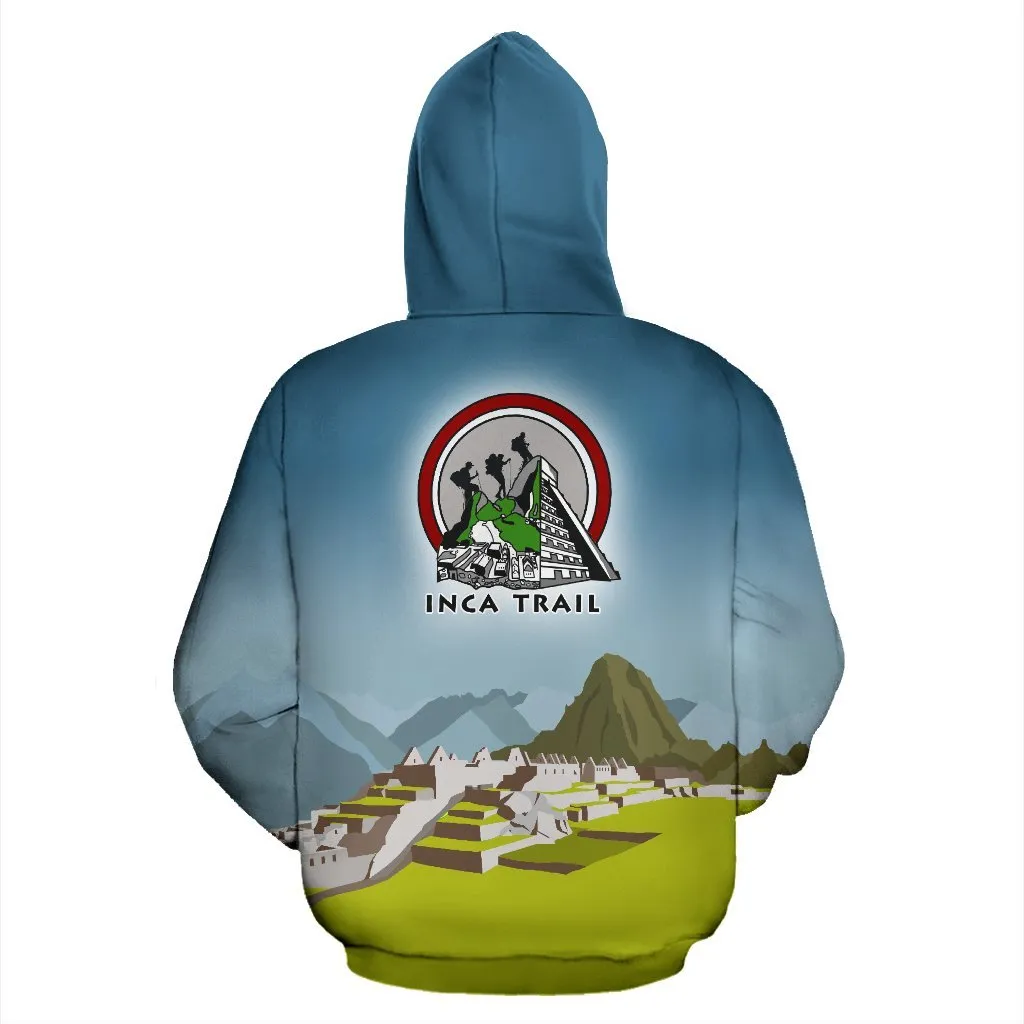 Machu Picchu Mountain Inca Trekking All Over Print Hoodie - BN14