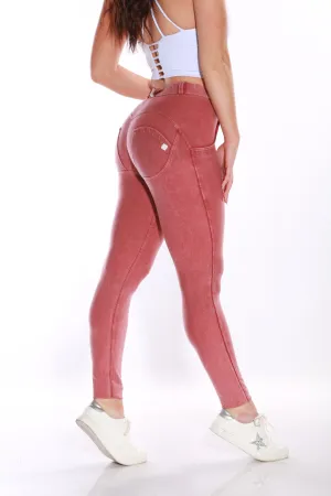 Mid waist Butt lifting Shaping jeans/Jeggings -  Rose stone