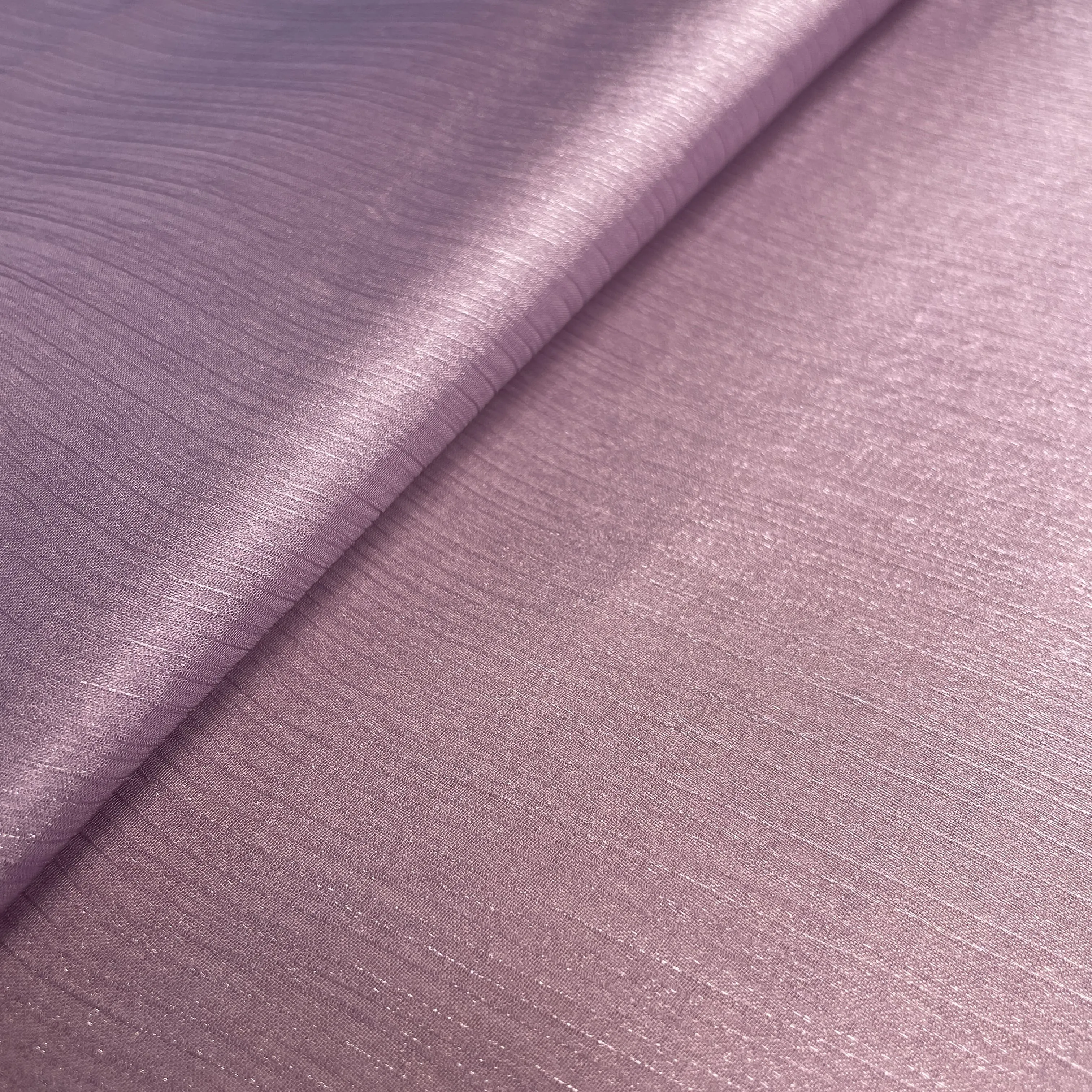 Premium Dusky Purple Solid Chiffon Organza Fabric