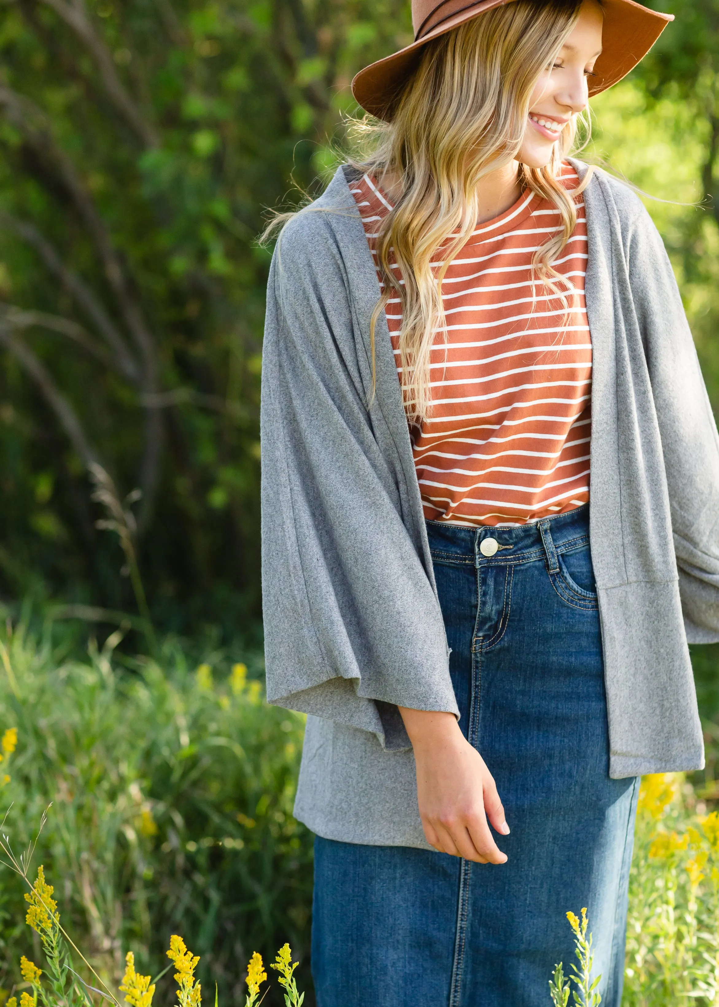 Rust Classic Striped Tee - FINAL SALE