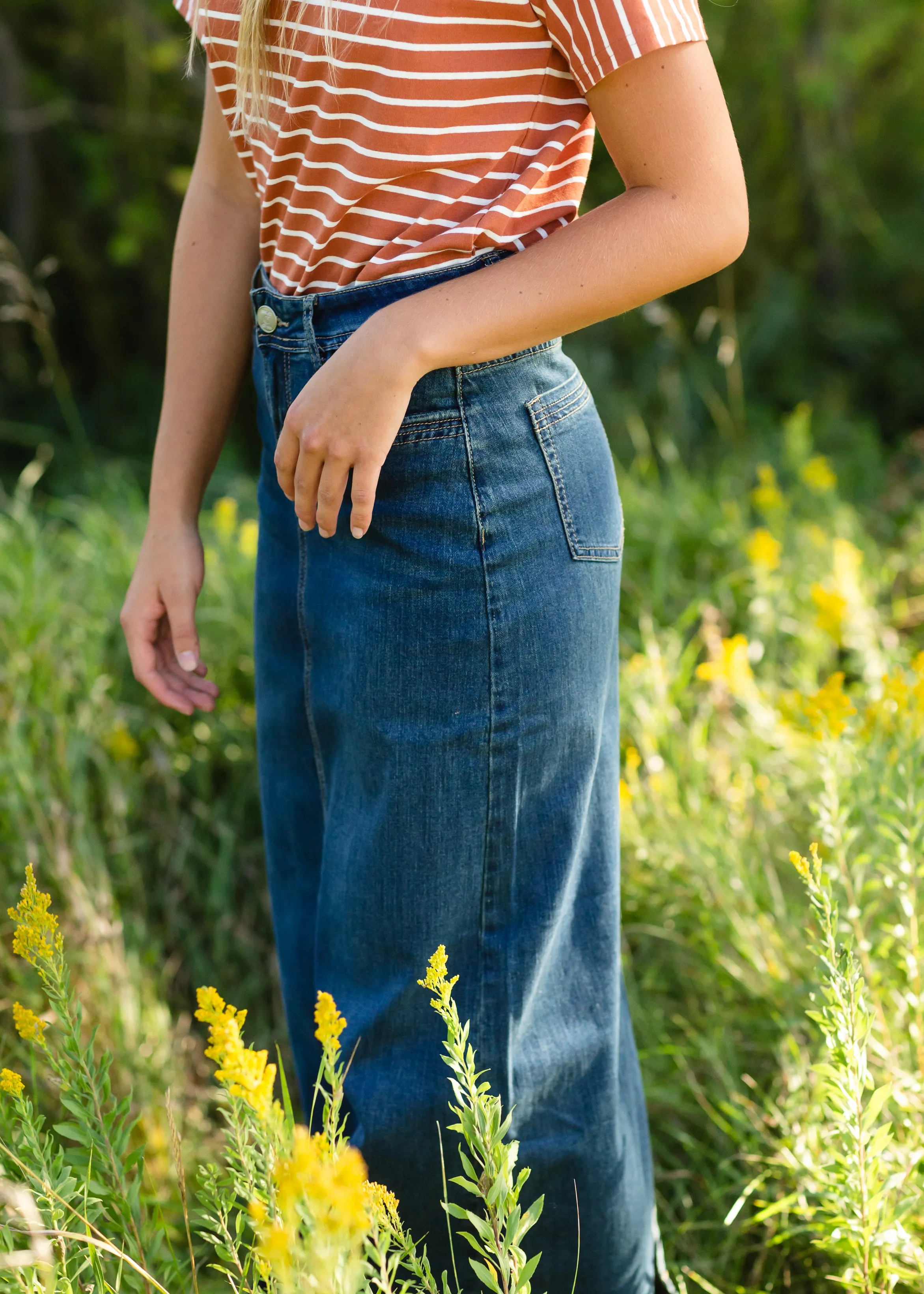 Rust Classic Striped Tee - FINAL SALE