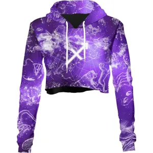 Sagittarius Crop Hoodie