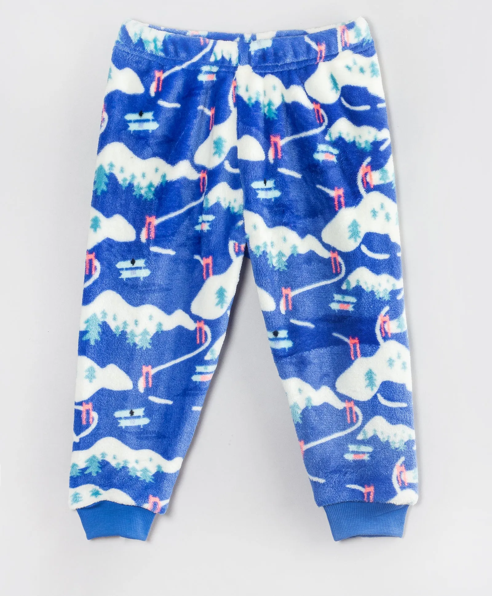 SNOW SLOPES PRINT POLAR FLEECE TRACKSUIT