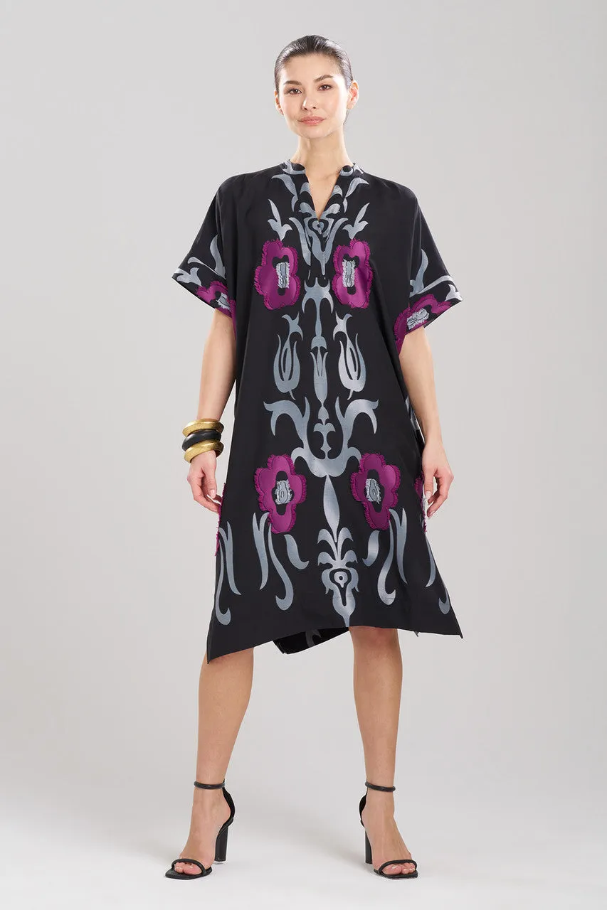 Suzani Jacquard Oversized Caftan Dress