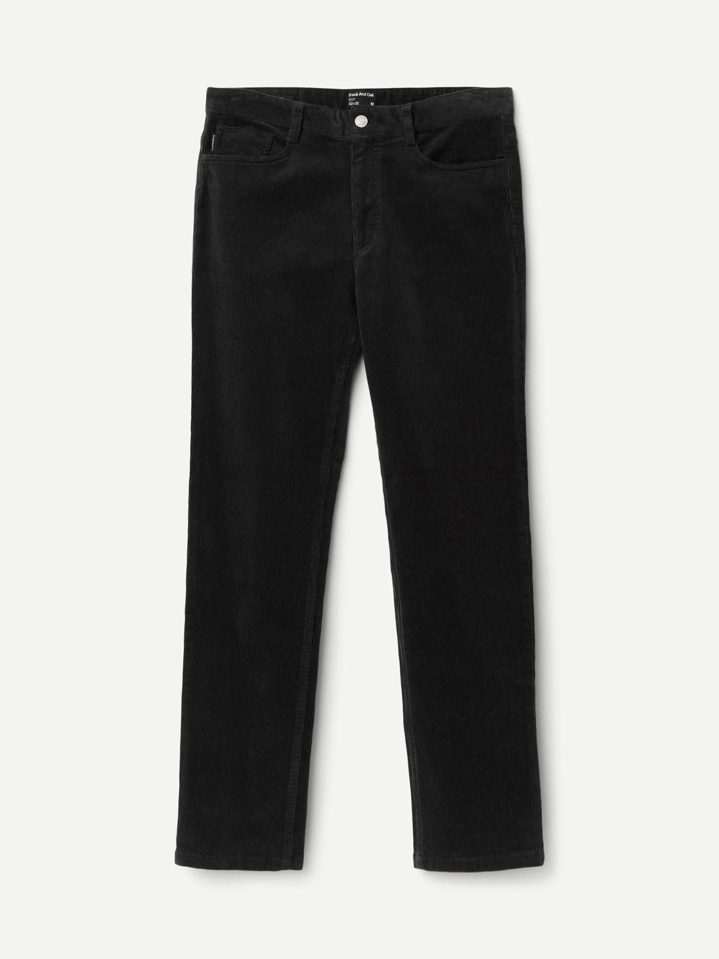 The Brunswick Corduroy Pant in Washed Black