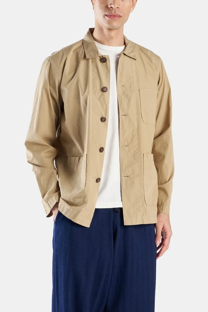 Universal Works Fine Poplin Bakers Jacket (Summer Oak)