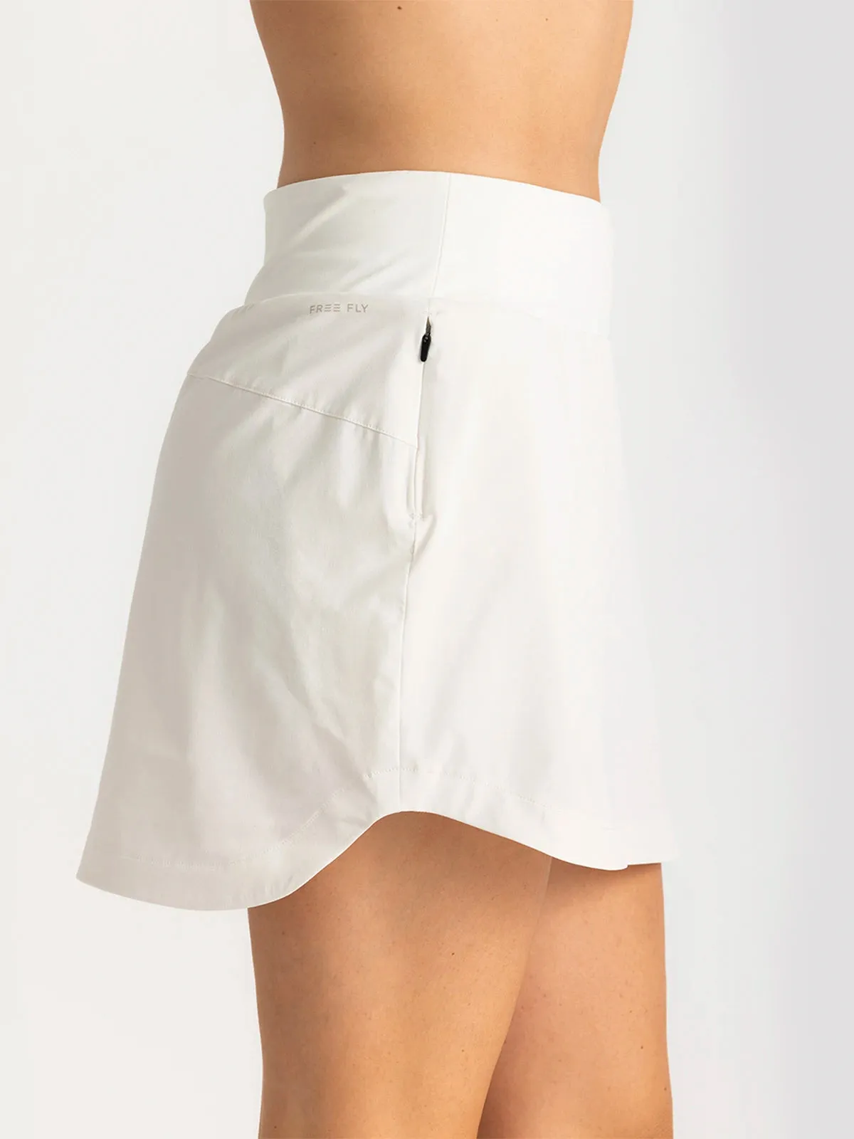 Women's Bamboo-Lined Active Breeze Skort – 15" - Sea Salt