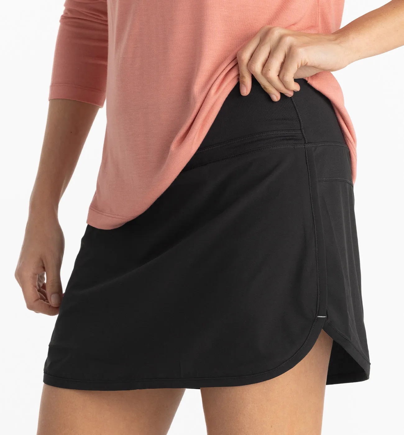 Women's Bamboo-Lined Breeze Skort - Black